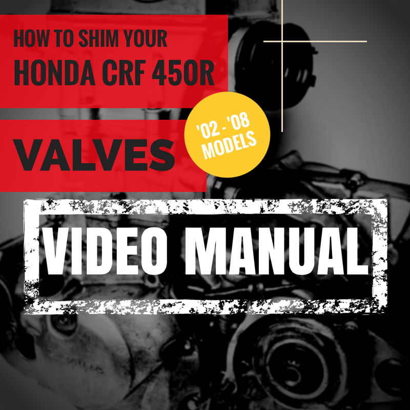 how to adjust valves honda crf 450 instructions