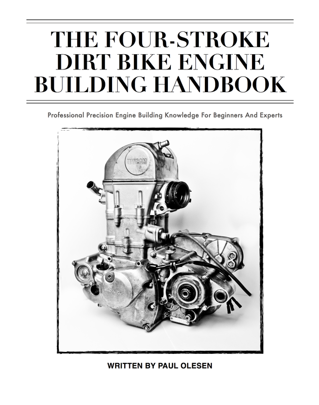 The Four Stroke Dirt Bike Engine Building Handbook Title Page